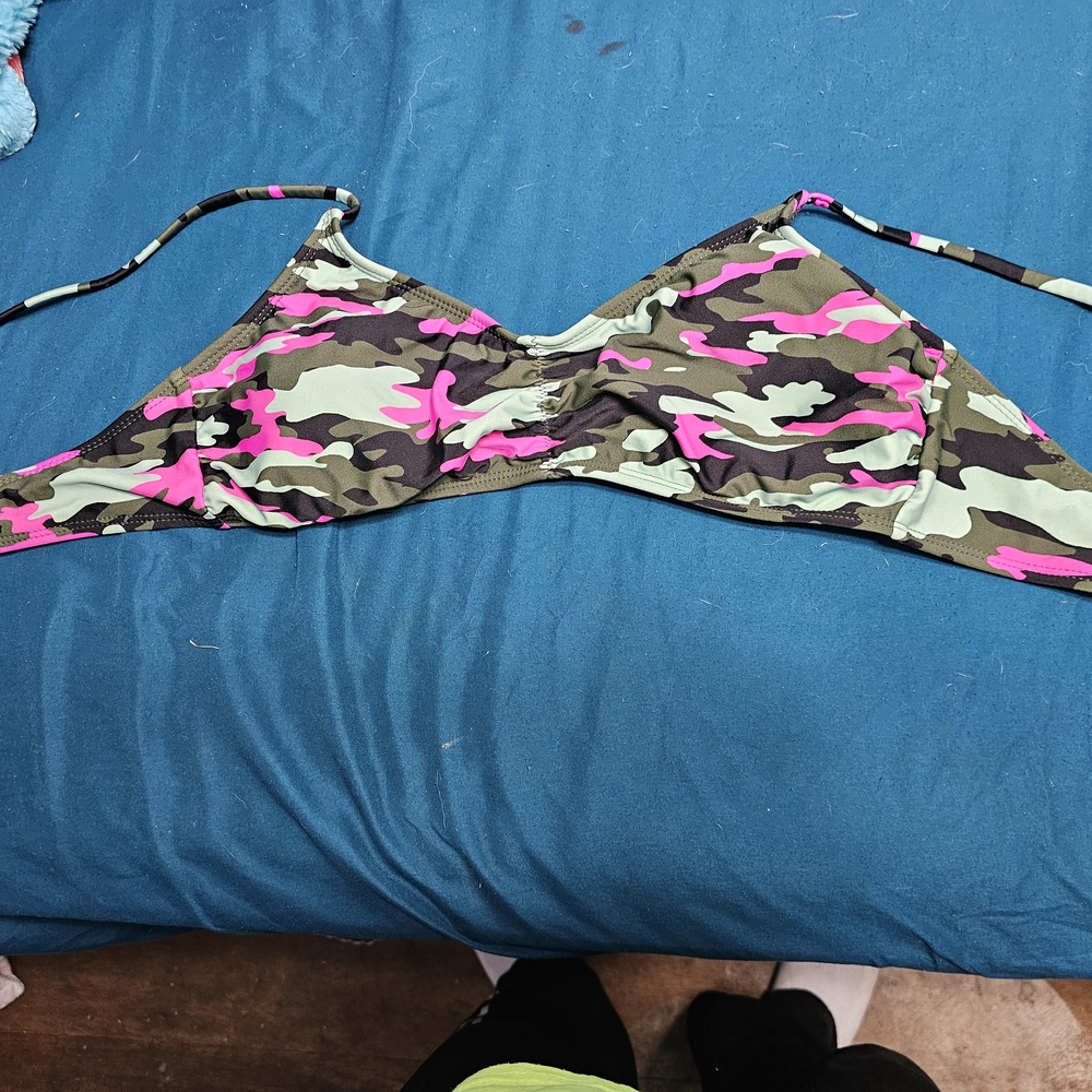 Camo Bikini Top